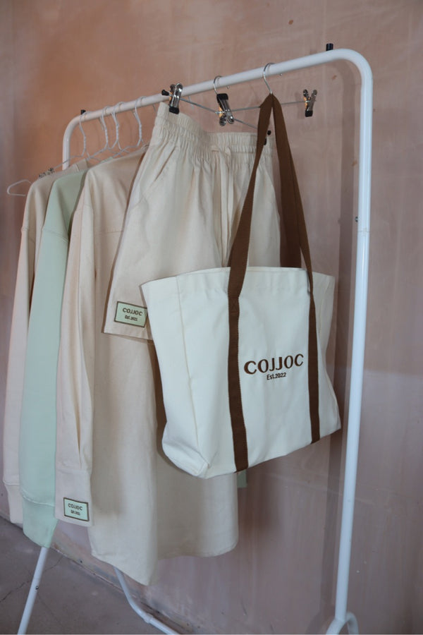 COJJOC Cotton canvas tote bag